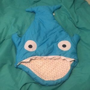 Baby/toddler shark “sleeping” bag